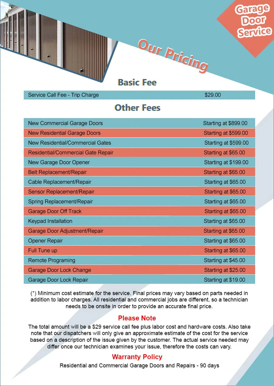 Golden Garage Door Repair Service Newhall, CA 661-452-0044