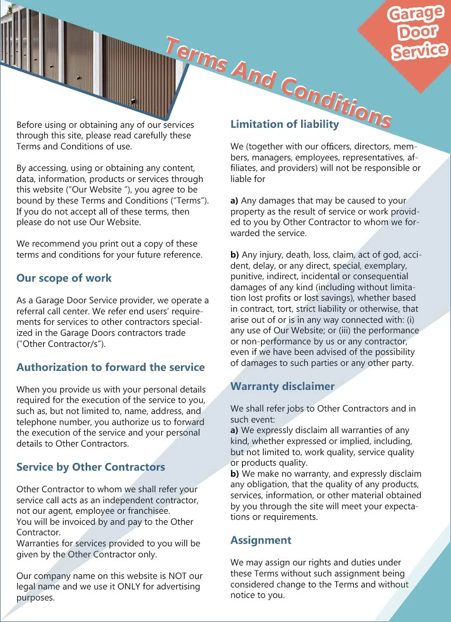 Golden Garage Door Repair Service Newhall, CA 661-452-0044